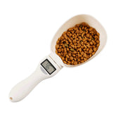 Pet Food Measuring Scoop Electronic Dog Cat Food Measuring Cup Digital Spoon Scale Kitchen Food Scale with LED Display 