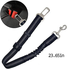 Car Dog Barrier Pet Front Seat Barrier Adjustable Pet Belt Safety Leads Vehicle Seatbelt Harness Car Backseat Barrier Net Organizer Universal Fit (43.3 * 23.62In)