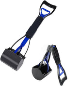 Dog Pooper Scooper 24" Pet Waste Scoop Clean Poop Long Jumbo Handle Pick Up