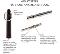 Pet Dog Training Whistle, Obedience, Stop Barking Ultra Sonic Supersonic Sound