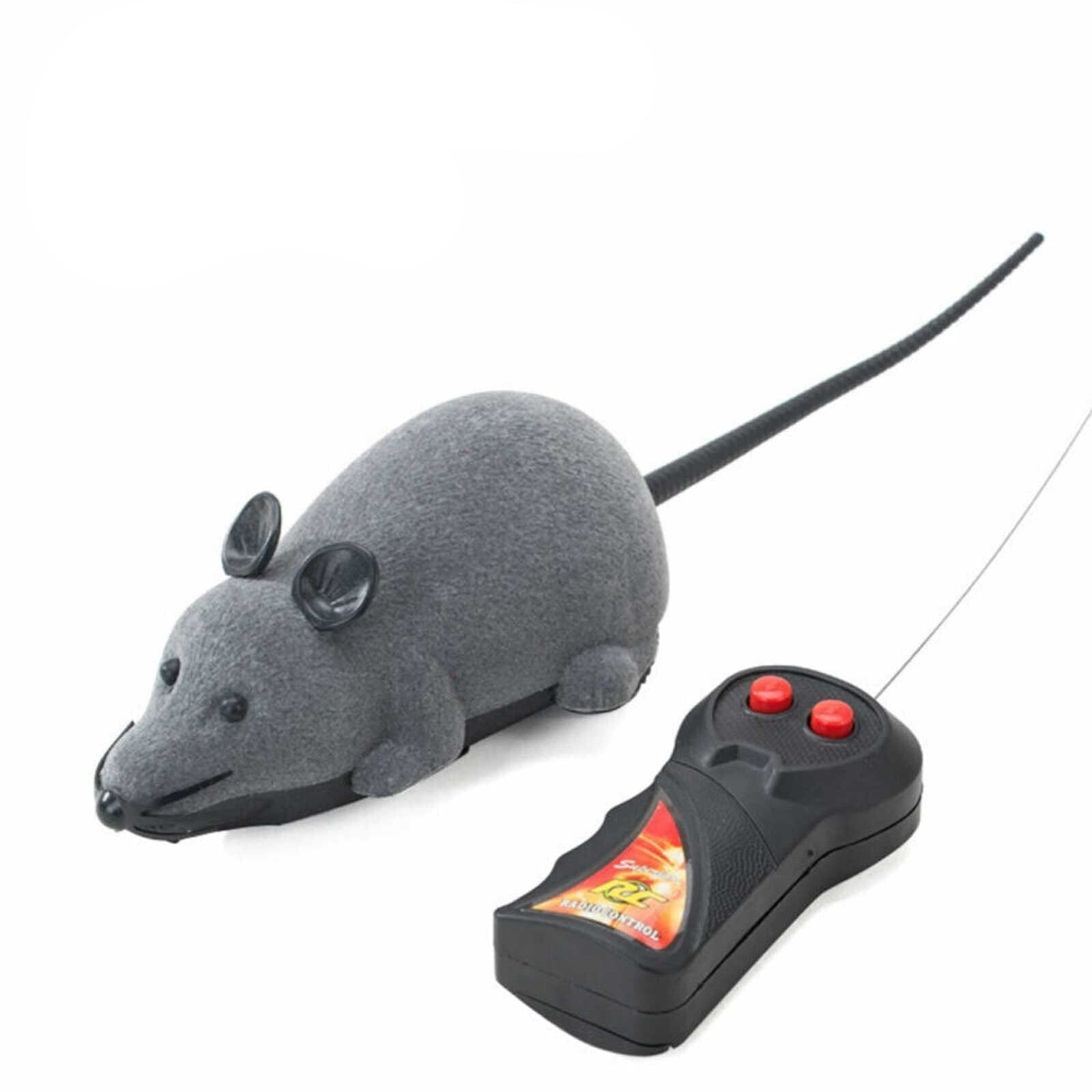 Remote Control RC Rat Mouse MICE Wireless for Cat Dog Pet Toy Novelty Gift