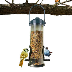 Bird Seed Feeder Hanging Bird Feeder Wild Bird Seed Feeder Garden Paddock Bird Feeding Tool Pet Supplies for Small Birds