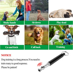 Multicolor Ultrasonic Dog Training Deterrent Whistle Dog Whistle to Stop Barking Bark Control Dogs Training Deterrent Whistle