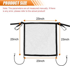 Dog Car Net Barrier, Pet Car Divider Back Seat Barrier Net, Vehicle Divider Mesh