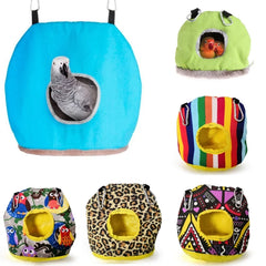 Pet Bird Supplies round Warm Bird Nest Parrot Bird House Cotton Hammock Bird Cage Parakeet Budgie Hut Tent Bed Hanging Cave