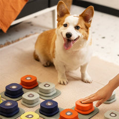 4 Colors Pet Communication Button One-Click Prevent Physical Inactivity Recordable Dog Talking Button Toy Cat Toy Pet Products