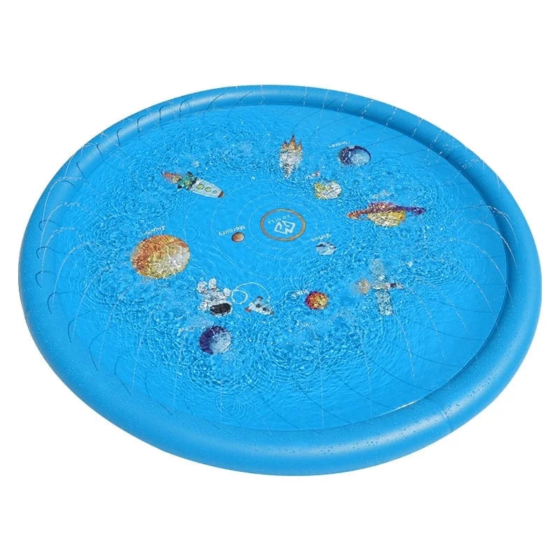 67" Sprinkler Splash Pad Sprinkler Pool Play Mat Inflatable Outdoor Water Toys for Baby Children Pet