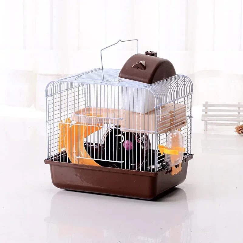 Double-Layer Hamster Household Pet Cage Small Castle Luxury Villa Durable Hamster Cage Hamster Box Double-Layer Hamster Nest