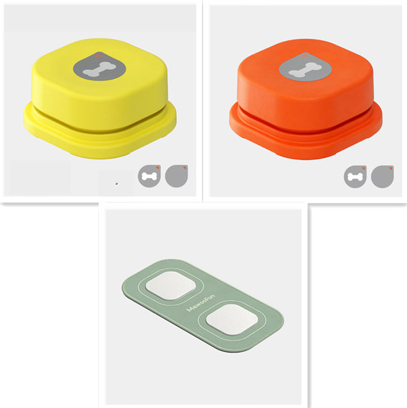 4 Colors Pet Communication Button One-Click Prevent Physical Inactivity Recordable Dog Talking Button Toy Cat Toy Pet Products