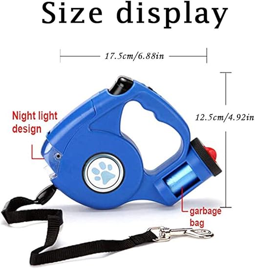 LED Flashlight Extendable Dog Leash