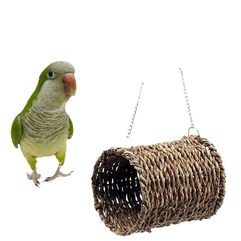 Bird'S Nest Hammock, Bird Cage Accessories, Bird Supplies, Suspension Bridge Bird Toys, Parrot Toys