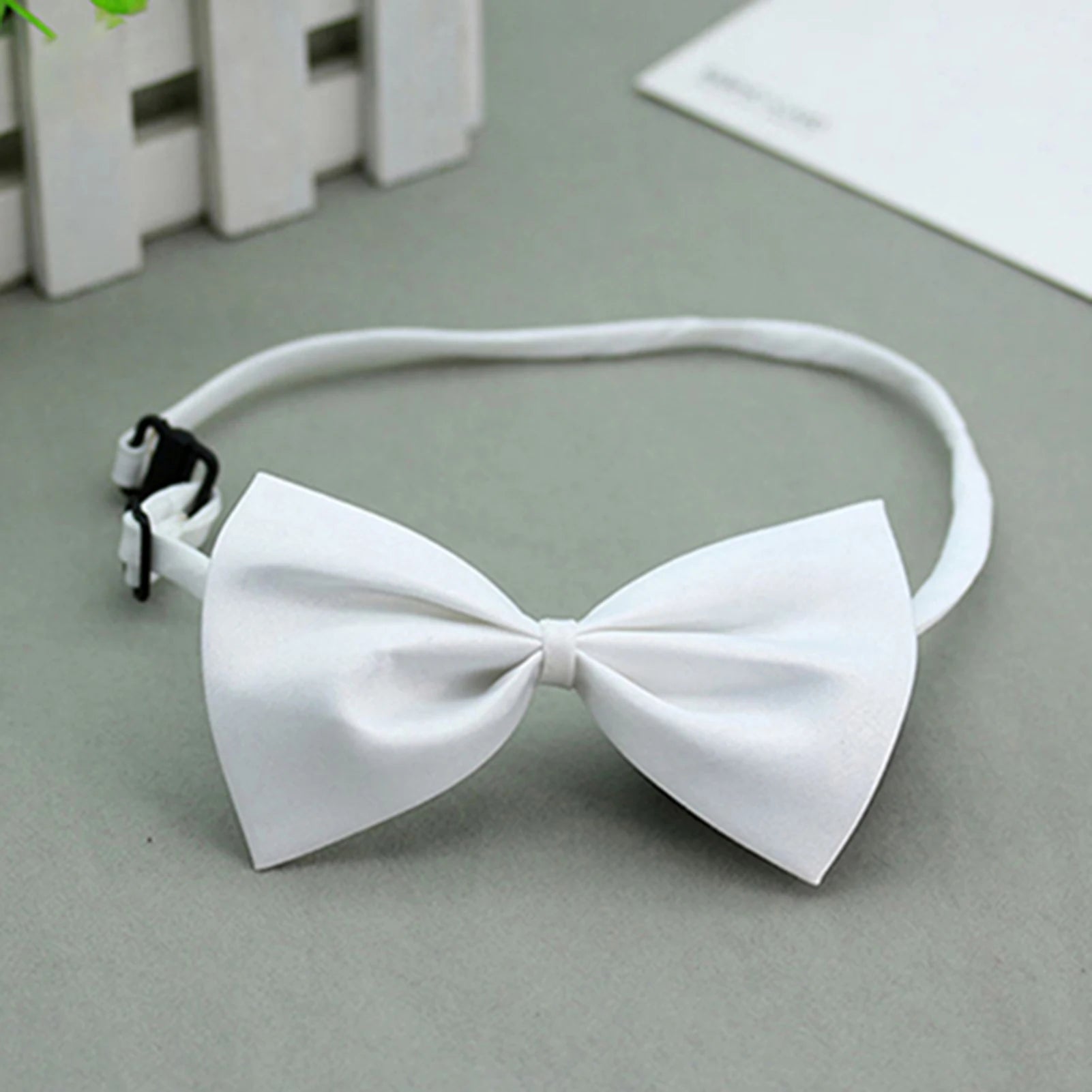 Cute 1 Piece Cute Solid Color Adjustable Pet Bow Tie Pet Dog Collar Bowknot Bow Ties Gentleman Dog Bow Tie Pet Supply