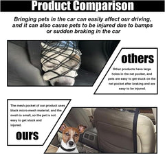 Car Dog Barrier Net, Auto Protection Fence Net Backseat Mesh Pet Barrier, Car St