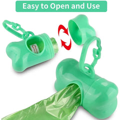 Pet Poop Bag Solid Color Printed Pet Garbage Bag Clean Poop Bag Dog Walking Portable Poop Bag for Dogs Litter and Housewife Bags