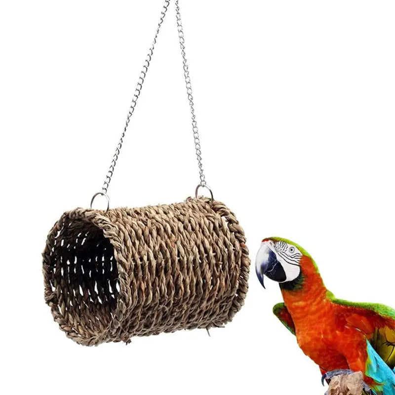 Bird'S Nest Hammock, Bird Cage Accessories, Bird Supplies, Suspension Bridge Bird Toys, Parrot Toys
