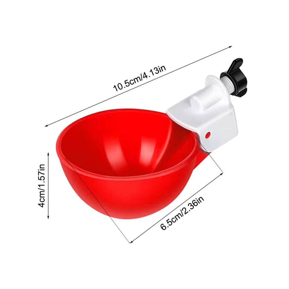 4PCS Poultry Kit Automatic Chicken Water Feeder Automatic Drinking Bowl Feeding Watering Supplie Chicken Waterer