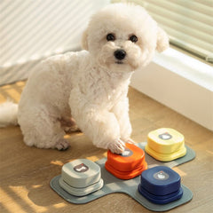 4 Colors Pet Communication Button One-Click Prevent Physical Inactivity Recordable Dog Talking Button Toy Cat Toy Pet Products