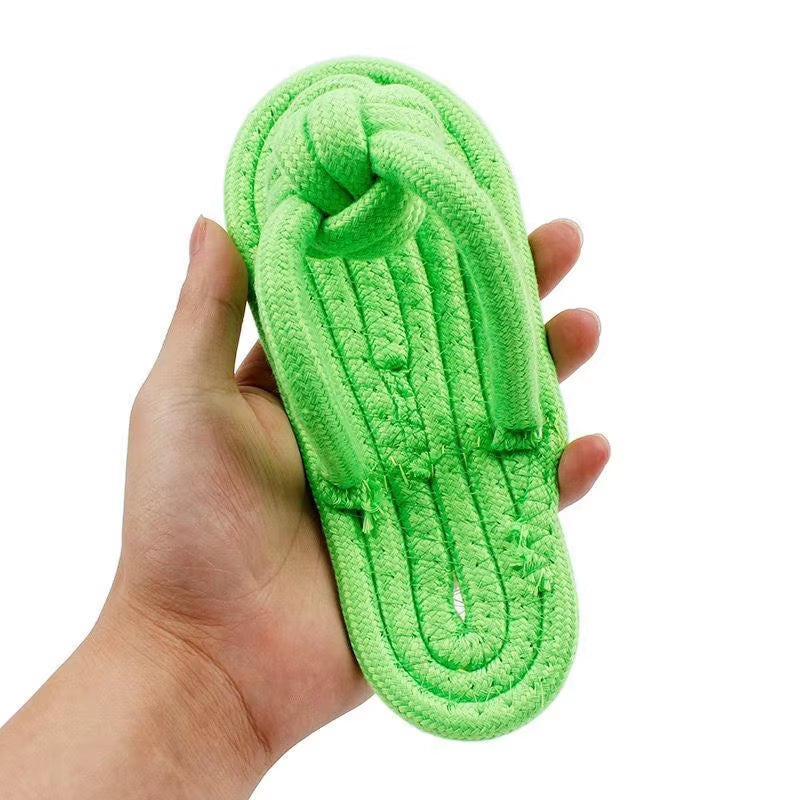 Funny Dog Chew Toy Cotton Slipper Rope Toy for Small Large Dog Pet Teeth Training Molar Toys Interactive Dog Toy Dog Accessories