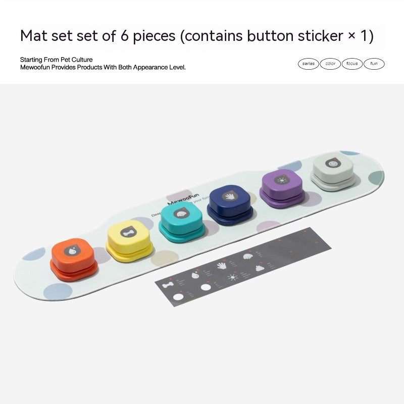 4 Colors Pet Communication Button One-Click Prevent Physical Inactivity Recordable Dog Talking Button Toy Cat Toy Pet Products