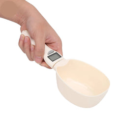 Pet Food Measuring Scoop Electronic Dog Cat Food Measuring Cup Digital Spoon Scale Kitchen Food Scale with LED Display ﻿