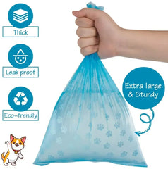 Pet Poop Bag Solid Color Printed Pet Garbage Bag Clean Poop Bag Dog Walking Portable Poop Bag for Dogs Litter and Housewife Bags
