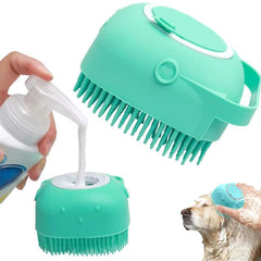 Silicone Bath Brush Soft Pet Bath Brush Dog Brush Comb Cat Bath Brush Pet Massage Brush for Dogs Cats Pet Grooming Supplies