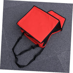 Portable Dog Seat Carrier Pet Travel Bag for Car Safe Mesh Design Red for Road Trips Furry Friends