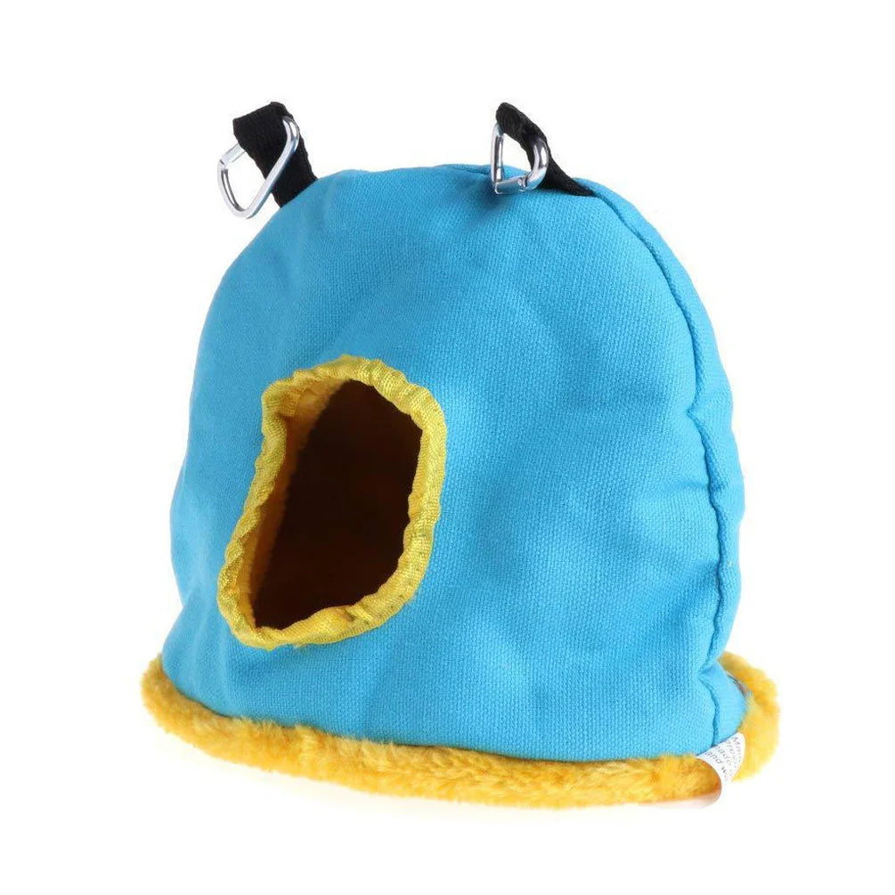 Pet Bird Supplies round Warm Bird Nest Parrot Bird House Cotton Hammock Bird Cage Parakeet Budgie Hut Tent Bed Hanging Cave