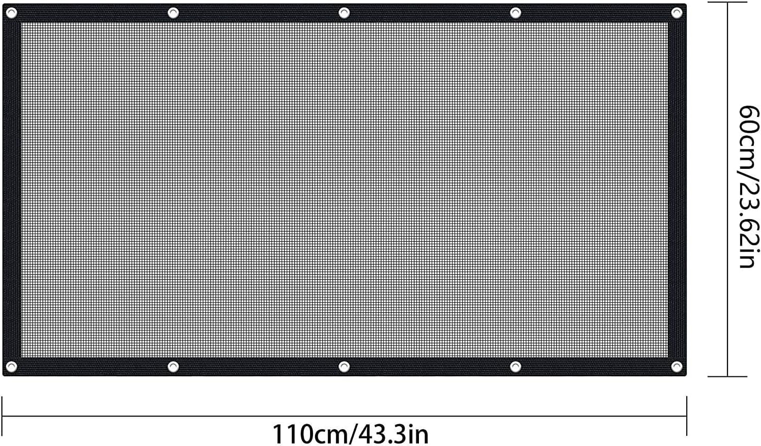 Car Dog Barrier Pet Front Seat Barrier Adjustable Pet Belt Safety Leads Vehicle Seatbelt Harness Car Backseat Barrier Net Organizer Universal Fit (43.3 * 23.62In)